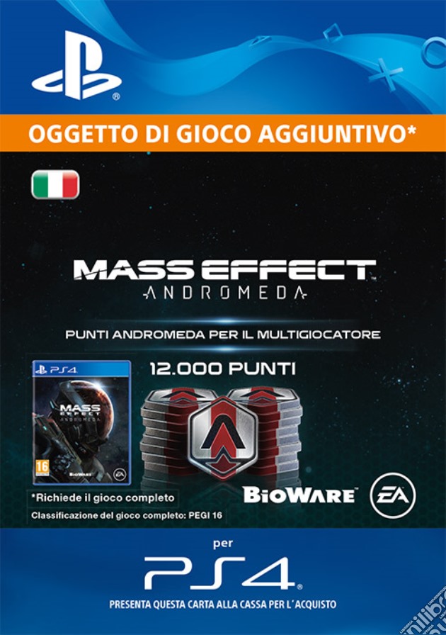 12000 punti Mass Effect : Andromeda videogame di GOLE