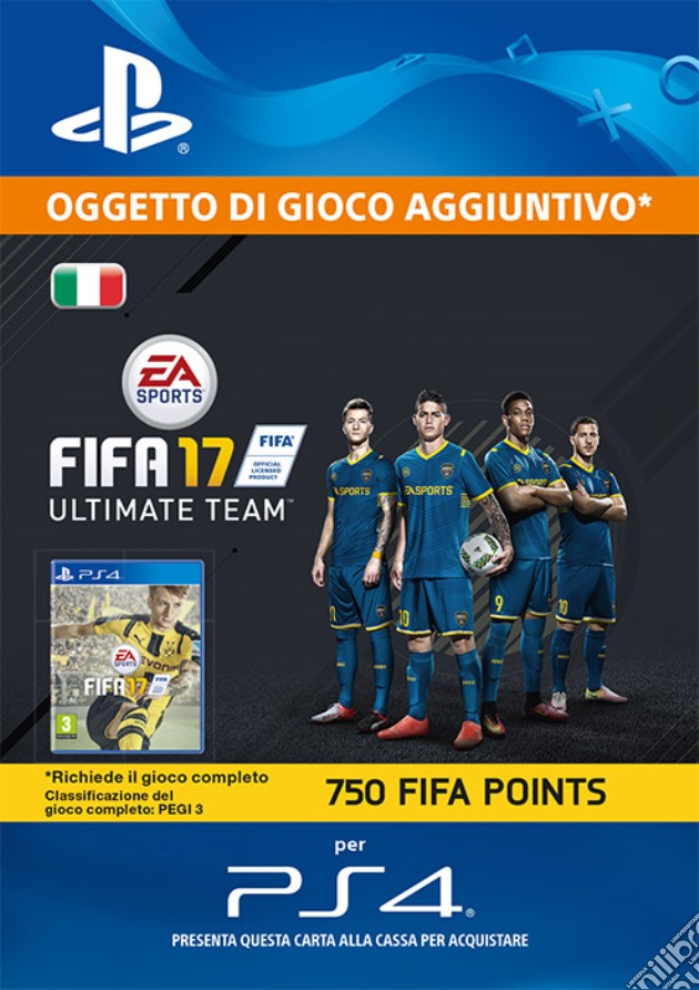 Pacchetto 750 FIFA 17 Points videogame di GOLE