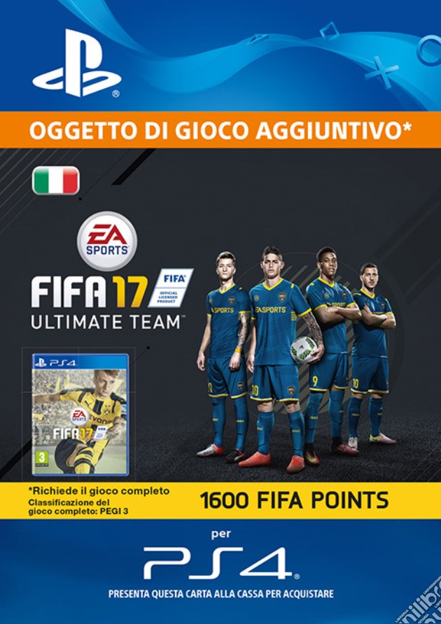 Pacchetto 1600 FIFA 17 Points videogame di GOLE