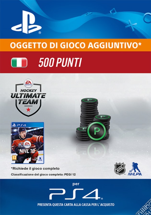 Pacchetto 500 NHL 18 Points videogame di GOLE
