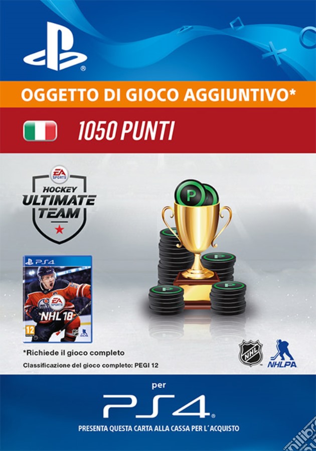 Pacchetto 1050 NHL 18 Points videogame di GOLE
