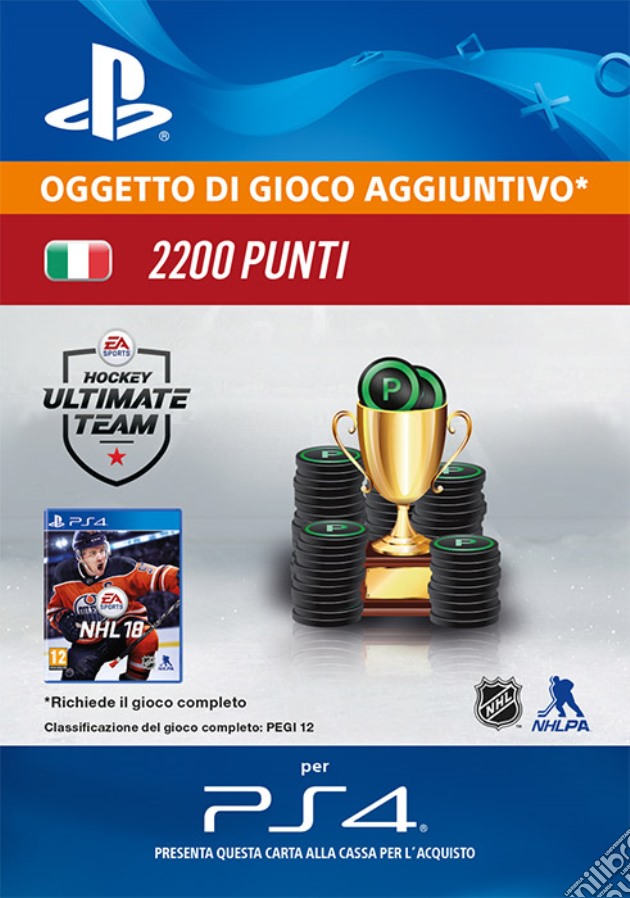 Pacchetto 2200 NHL 18 Points videogame di GOLE
