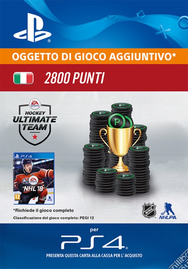 Pacchetto 2800 NHL 18 Points videogame di GOLE