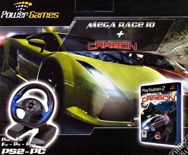 Need for Speed Carbon + Volante M.Race10 videogame di PS2