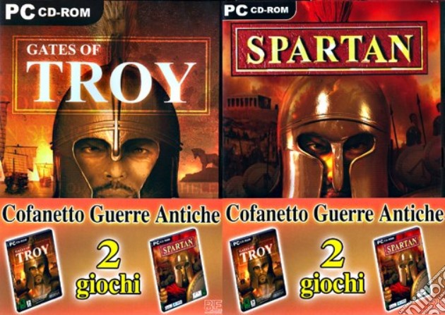 Cofanetto Guerre Antiche (Spartan+Troy) videogame di PC