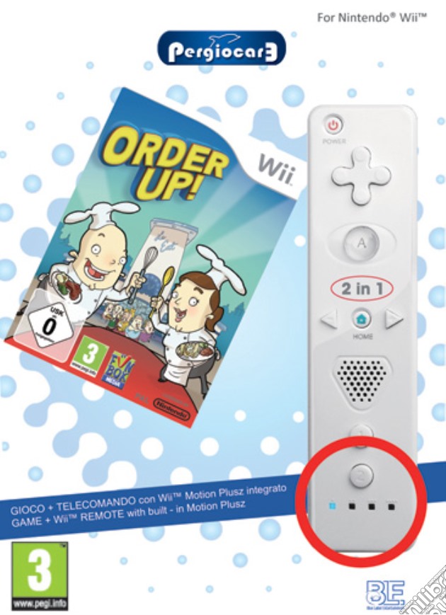 Order Up+Telecomando con Motion Plus videogame di WII