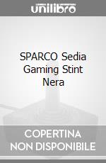 SPARCO Sedia Gaming Stint Nera videogame di ACSG
