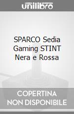 SPARCO Sedia Gaming STINT Nera e Rossa videogame di ACSG