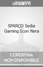 SPARCO Sedia Gaming Icon Nera videogame di ACSG