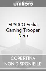 SPARCO Sedia Gaming Trooper Nera videogame di ACSG