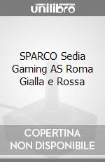 SPARCO Sedia Gaming AS Roma Gialla e Rossa videogame di ACSG