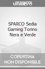 SPARCO Sedia Gaming Torino Nera e Verde videogame di ACSG