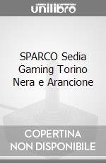 SPARCO Sedia Gaming Torino Nera e Arancione videogame di ACSG