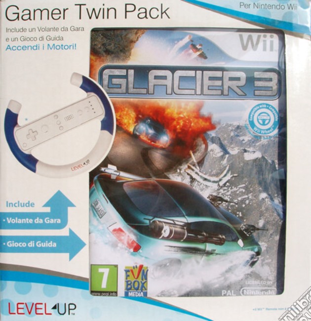 Glacier 3 + Volante videogame di WII