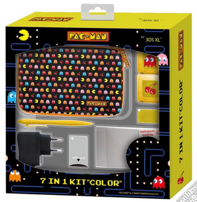 Kit Pacman 7 in 1 3DSXL videogame di 3DS