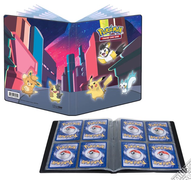 ULTRA PRO Album 4 Tasche Pokemon Shimmering Skyline videogame di CAAL