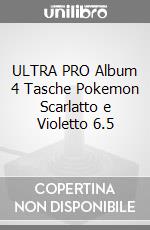 ULTRA PRO Album 4 Tasche Pokemon Scarlatto e Violetto 6.5 videogame di CAAL