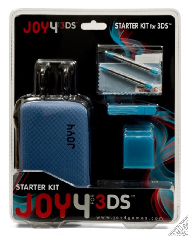Kit Accessori JD305 Blu per 3DS videogame di 3DS