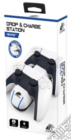 PANTHEK PS5 Base Ricarica 2 Controller DualSense game acc