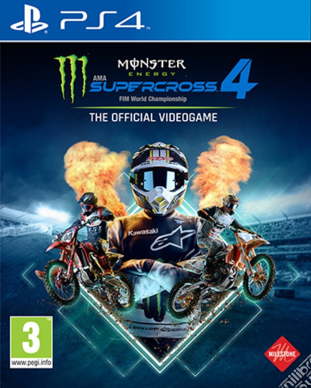 Monster Energy Supercross 4 videogame di PS4