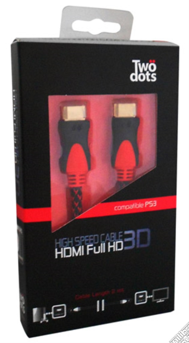 Cavo Full HD 3D HDMI PS3 videogame di PS3