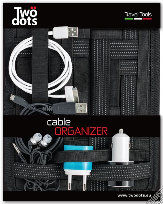 TWO DOTS Cable Organizer Large videogame di ACOG