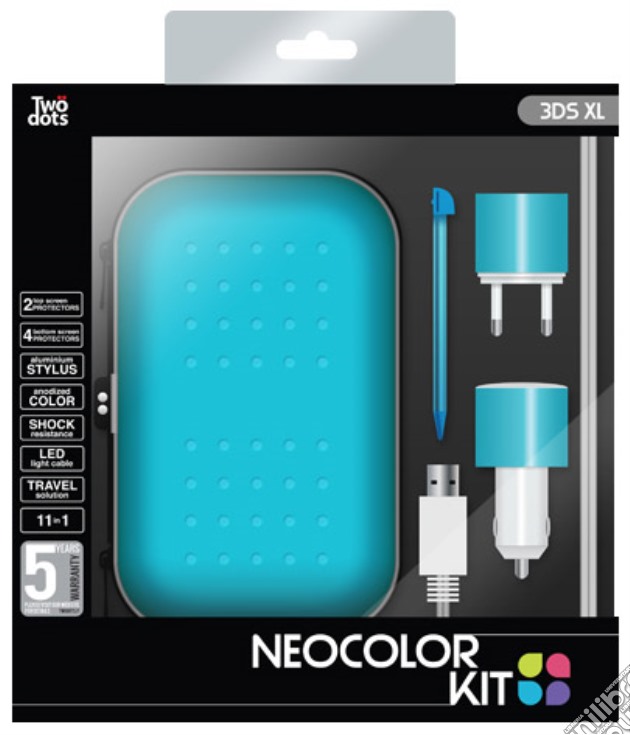 TWO DOTS Kit Color Blu 3DS XL videogame di ACC