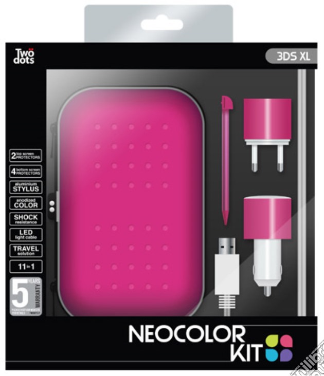 TWO DOTS Kit Color Pink 3DS XL videogame di ACOG