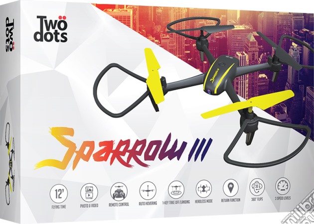 TWO DOTS Drone SPARROW 3.0 Camera videogame di DRNA