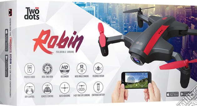 TWO DOTS Drone Robin Camera videogame di DRNA