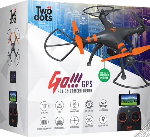 TWO DOTS Drone GO 2.0 GPS + Camera videogame di DRNA