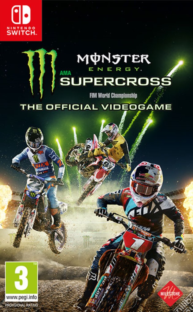 Monster Energy Supercross videogame di SWITCH