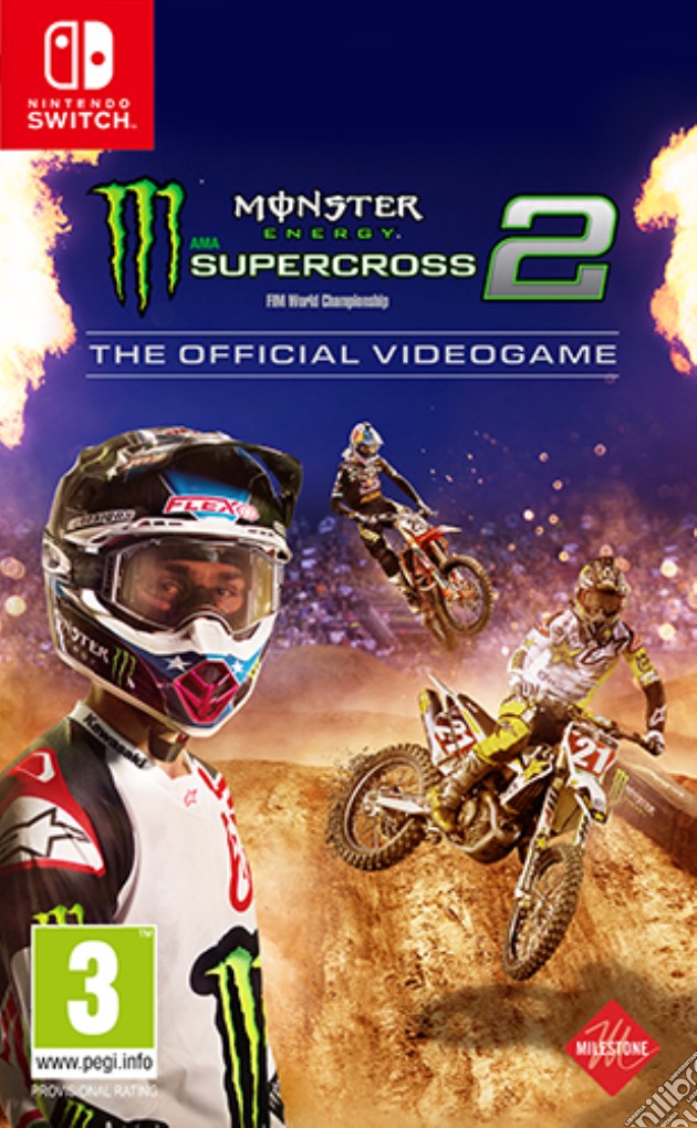 MonsterEnergySupercross The Official VG2 videogame di SWITCH