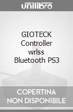 GIOTECK Controller wrlss Bluetooth PS3 videogame di PS3
