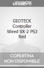 GIOTECK Controller Wired VX-2 PS3 Red videogame di ACC