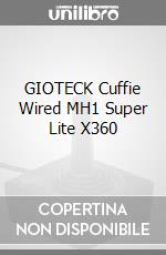 GIOTECK Cuffie Wired MH1 Super Lite X360 videogame di X360