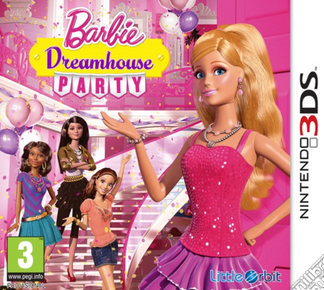Barbie Dreamhouse Party videogame di 3DS