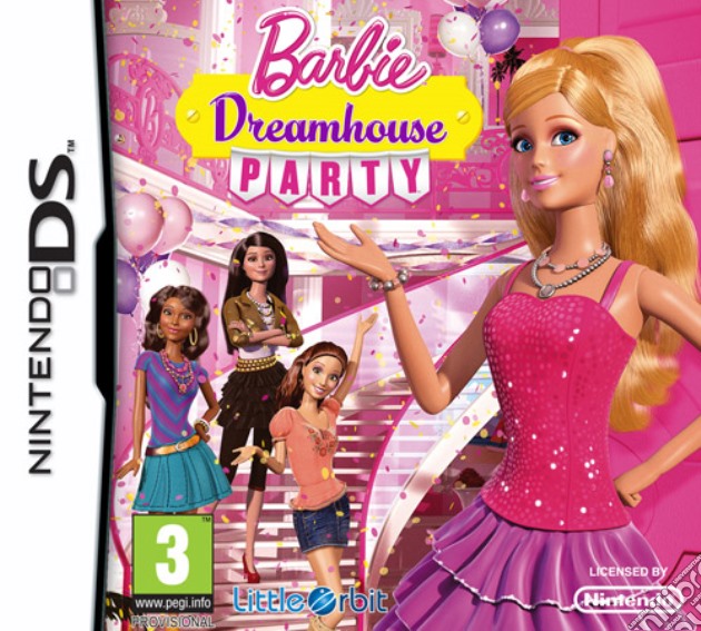 Barbie Dreamhouse Party videogame di NDS