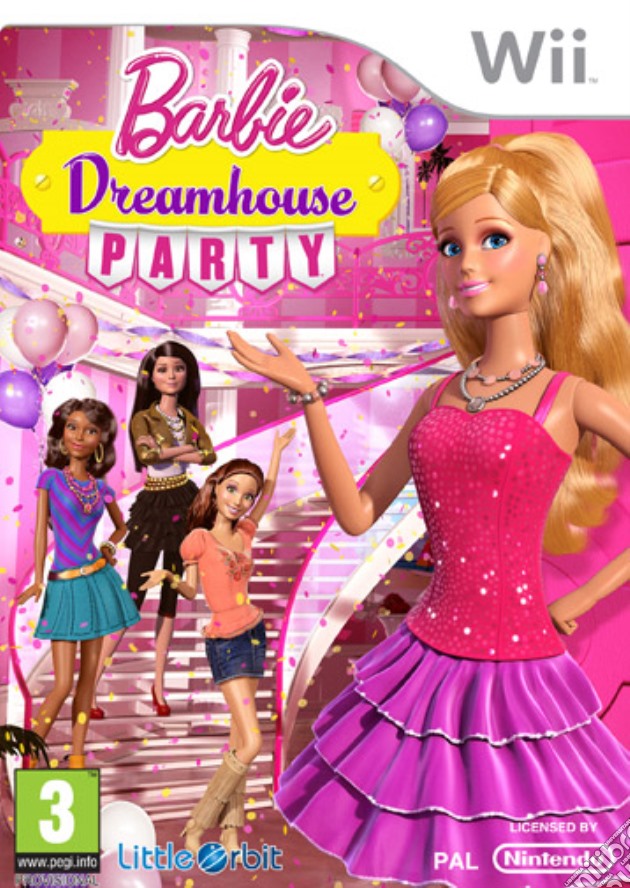 Barbie Dreamhouse Party videogame di WII