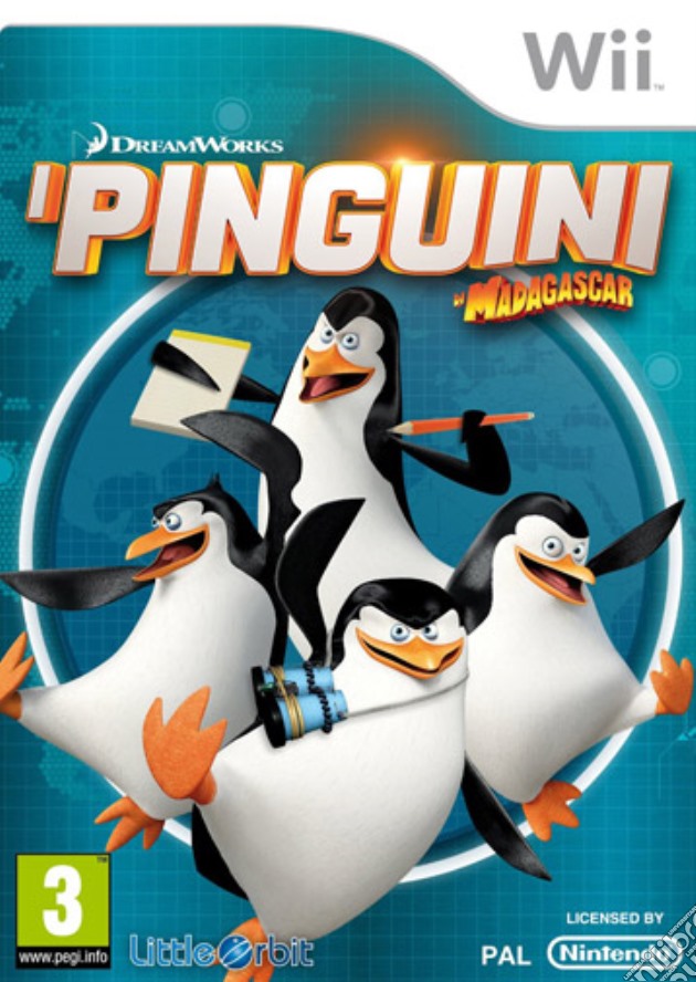 I Pinguini di Madagascar videogame di WII