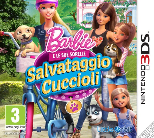 Barbie e sorelle: Salvataggio Cuccioli videogame di 3DS