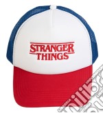 Cap Stranger Things Logo Rosso e Blu