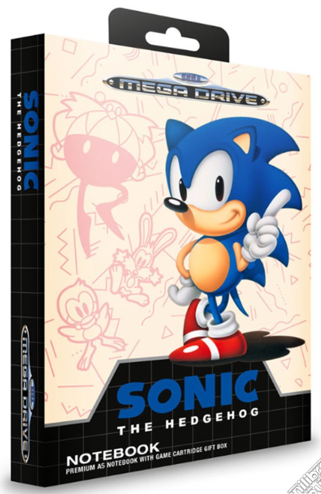 Taccuino Premium A5 Sonic Videogame videogame di GAGE