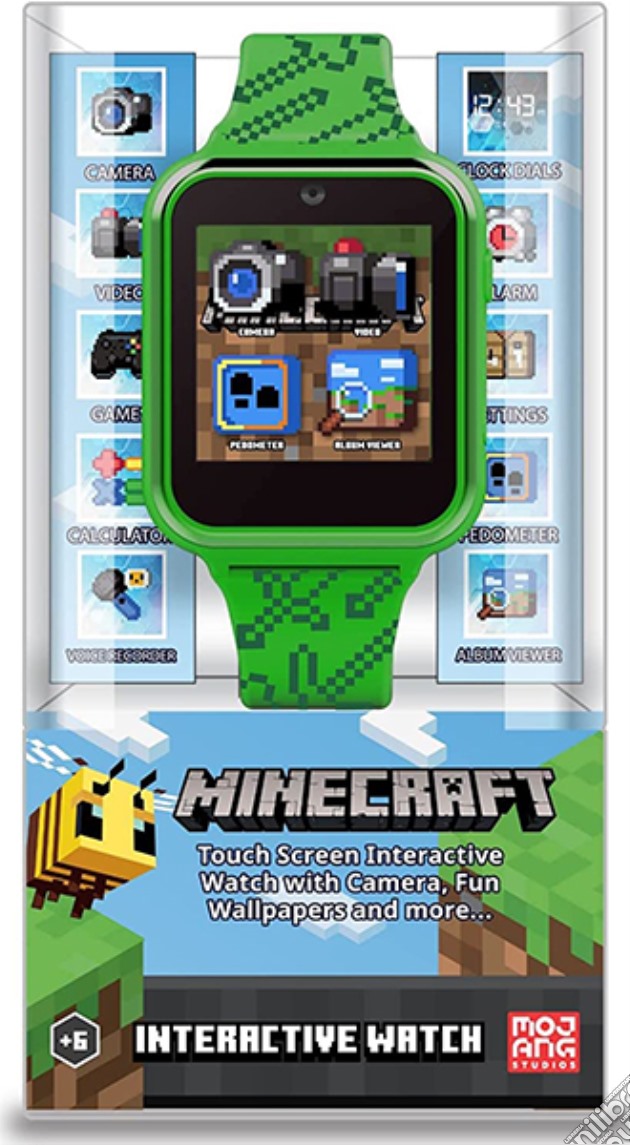 Orologio da Polso Digitale Intelligente Minecraft videogame di GORO
