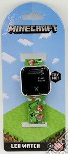 Orologio da Polso Digitale Minecraft TNT & Creeper Verde game acc