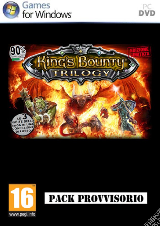 Kings Bounty Trilogy Deluxe DVD videogame di PC