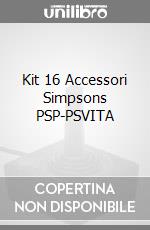Kit 16 Accessori Simpsons PSP-PSVITA videogame di PSP