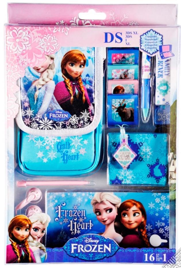 Kit 16 Accessori Disney Frozen All DS videogame di ACC