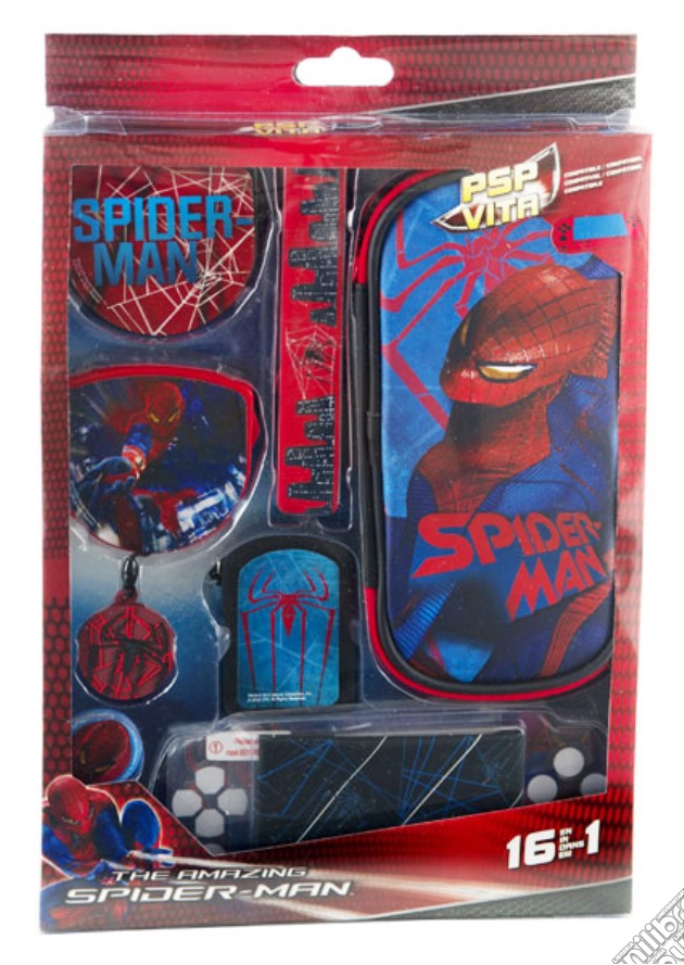 Kit 16 Acc. Amazing Spiderman PSP-PSVITA videogame di PSP