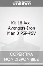 Kit 16 Acc. Avengers-Iron Man 3 PSP-PSV videogame di PSP